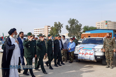 مراسم آغاز رزمایش مواسات و کمک مؤمنانه‎ در اهواز