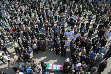 تشییع پیکر مطهر شهید مدافع حریم ایران در شهرکرد‎