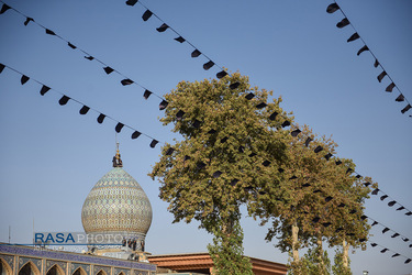 آئین تعویض پرچم حرم حضرت احمد‌بن‌موسی الکاظم (ع) در شراز