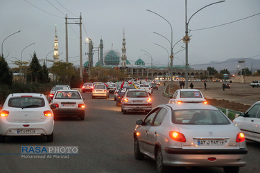 راهپیمایی خودرویی در اعتراض به ترور شهید محسن فخری زاده