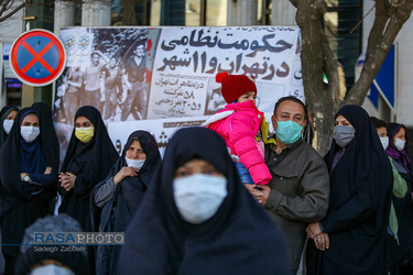 راهپیمایی یوم الله ۲۲ بهمن در مشهد مقدس