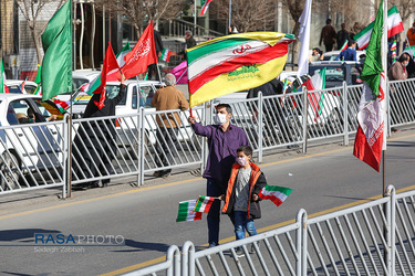 راهپیمایی یوم الله ۲۲ بهمن در مشهد مقدس