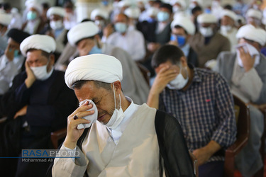 مراسم بزرگداشت شهداء افغانستان در مدرسه حجتیه قم