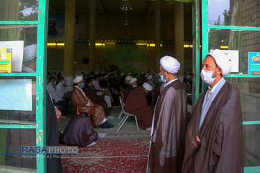 مراسم بزرگداشت شهداء افغانستان در مدرسه حجتیه قم