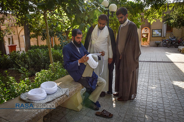 جشن عمامه گذاری جمعی از طلاب حوزه منصوریه شیراز‎‎