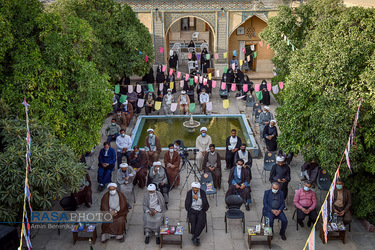 جشن عمامه گذاری جمعی از طلاب حوزه منصوریه شیراز‎‎