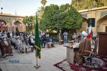 جشن عمامه گذاری جمعی از طلاب حوزه منصوریه شیراز‎‎