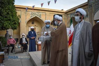 جشن عمامه گذاری جمعی از طلاب حوزه منصوریه شیراز‎‎