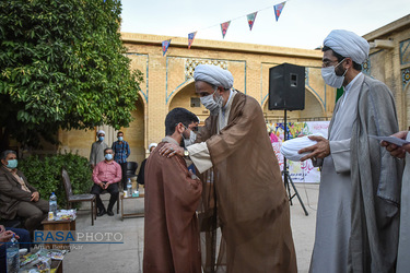 جشن عمامه گذاری جمعی از طلاب حوزه منصوریه شیراز‎‎