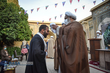 جشن عمامه گذاری جمعی از طلاب حوزه منصوریه شیراز‎‎