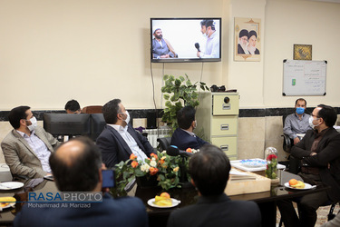 حضور اعضای خانه مطبوعات استان قم در خبرگزاری رسا به مناسبت روز خبرنگار