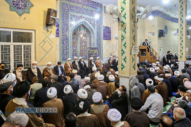 مراسم ترحیم دایی آیت الله حسینی بوشهری