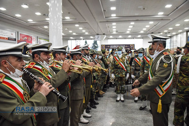 آیین استقبال از پیکر ۹ شهید دوران دفاع مقدس در شیراز‎‎