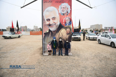 کاروان خودرویی در سالگرد شهادت حاج قاسم سلیمانی