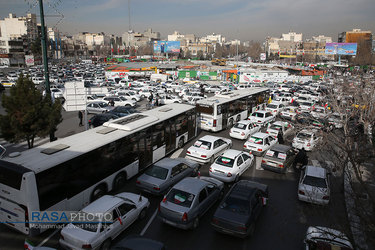 راهپیمایی خودرویی ۲۲ بهمن در مشهد مقدس