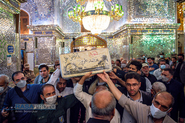 تشییع پیکر شهید «محمد علیپور اصطهباناتی» پس از ۳۸ سال در شیراز