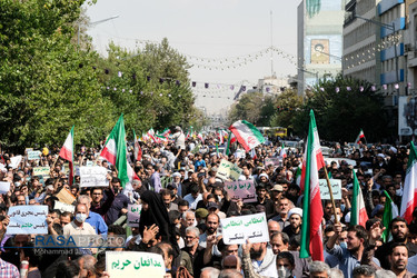 راهپیمایی مردم تهران در محکومیت آشوبگران