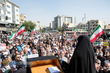 راهپیمایی مردم تهران در محکومیت آشوبگران