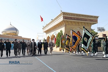 حضور فرمانده کل قوا در مراسم مشترک دانش‌آموختگی دانشگاه‌های افسری نیروهای مسلح