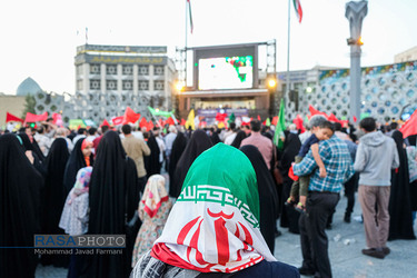 اجتماع بزرگ مردمی بیعت با امام زمان (عج) در میدان امام حسین (ع) تهران