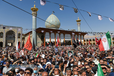 تشییع شهدای حمله تروریستی به حرم حضرت احمد بن موسی الکاظم (ع)