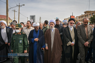 تشییع شهید مدافع امنیت حجت‌الاسلام «محمد مؤیدی» در شیراز‎‎