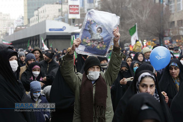 راهپیمایی عظیم مردم مشهد در سالروز یوم الله ۲۲ بهمن