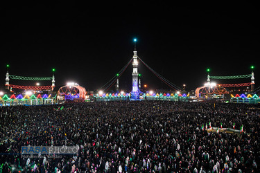 مسجد مقدس جمکران در شب میلاد امام زمان (عج)