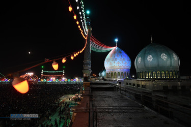 مسجد مقدس جمکران در شب میلاد امام زمان (عج)