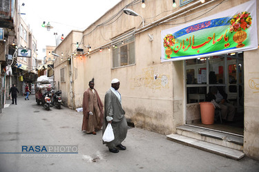 جشن عمامه‌گذاری طلاب در روز میلاد حضرت بقیة الله الاعظم (عج)