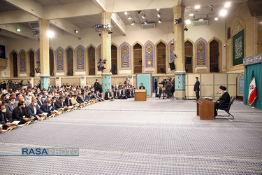 مراسم انس با قرآن با حضور مقام معظم رهبری