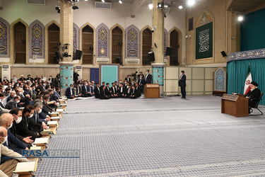 مراسم انس با قرآن با حضور مقام معظم رهبری