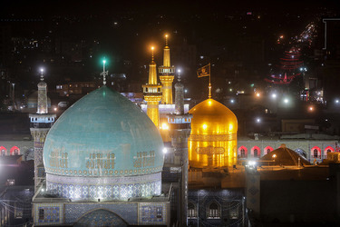 مراسم احیاء شب بیست و یکم ماه رمضان در حرم مطهر رضوی