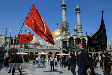 عزاداری روز شهادت حضرت امام حسن عسکری (علیه السلام) در قم