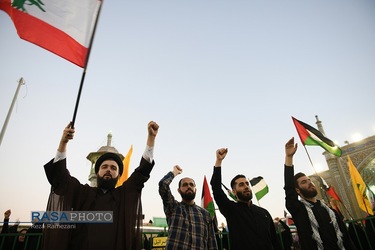 اجتماع مردم قم در محکومیت کشتار مردم مظلوم غزه