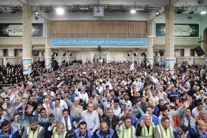 دیدار کارگران با رهبر معظم انقلاب