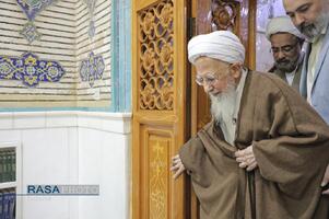 تشرف حضرت آیت الله جوادی آملی به حرم امیرالمومنین