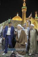 تشرف حضرت آیت الله جوادی آملی به حرم امیرالمومنین