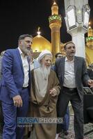 تشرف حضرت آیت الله جوادی آملی به حرم امیرالمومنین