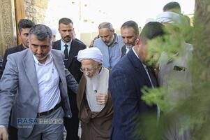 تشرف حضرت آیت الله جوادی آملی به حرم امامین عسکریین (علیهم السلام)