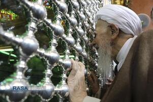 تشرف حضرت آیت الله جوادی آملی به حرم امامین عسکریین (علیهم السلام)