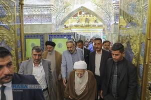تشرف حضرت آیت الله جوادی آملی به حرم امامین عسکریین (علیهم السلام)