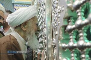 تشرف حضرت آیت الله جوادی آملی به حرم امامین عسکریین (علیهم السلام)