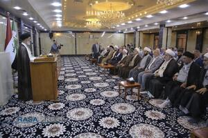تشرف حضرت آیت‌الله جوادی آملی به حرم‌های مطهر حضرت اباعبدالله الحسین و حضرت ابوالفضل العباس (علیهما‌السلام)