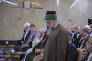 تشرف حضرت آیت‌الله جوادی آملی به حرم‌های مطهر حضرت اباعبدالله الحسین و حضرت ابوالفضل العباس (علیهما‌السلام)