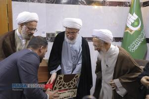 تشرف حضرت آیت‌الله جوادی آملی به حرم‌های مطهر حضرت اباعبدالله الحسین و حضرت ابوالفضل العباس (علیهما‌السلام)