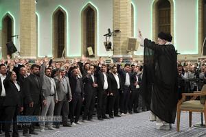 دیدار معلمان با رهبر معظم انقلاب