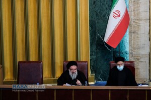 شهید آیت الله رئیسی در محضر بزرگان