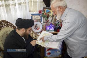 دیدار مدیرعامل رسا با خانواده روحانی شهید حجت‌الاسلام سید عبدالصمد امام‌پناه در تبریز