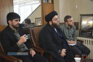 دیدار مدیرعامل رسا با پدر شهید حجت الاسلام والمسلمین محمدعلی آل هاشم امام جمعه تبریز